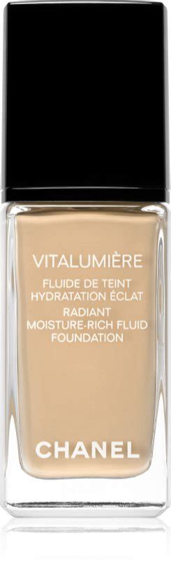 fond de teint vitalumiere chanel|chanel radiant foundation ingredients.